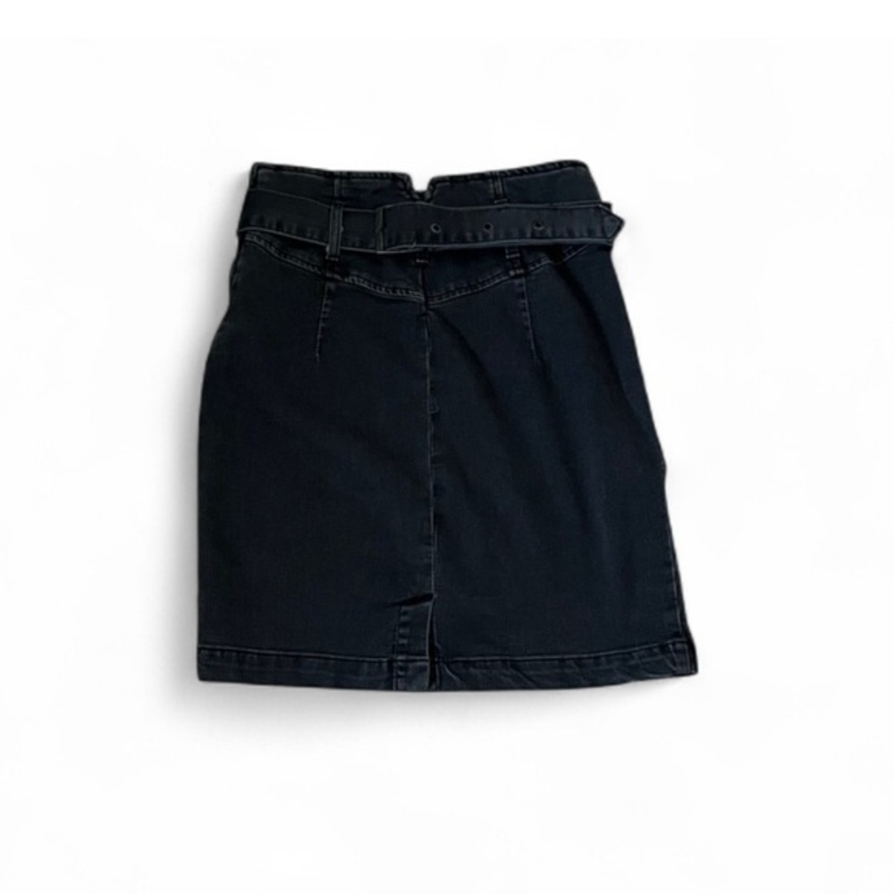 Free People Boho Black Belted Livin It Up Mini Skirt, size 2